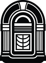 Vintage Music Jukebox Icon