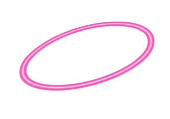 A simple pink circle shape isolated on transparent background