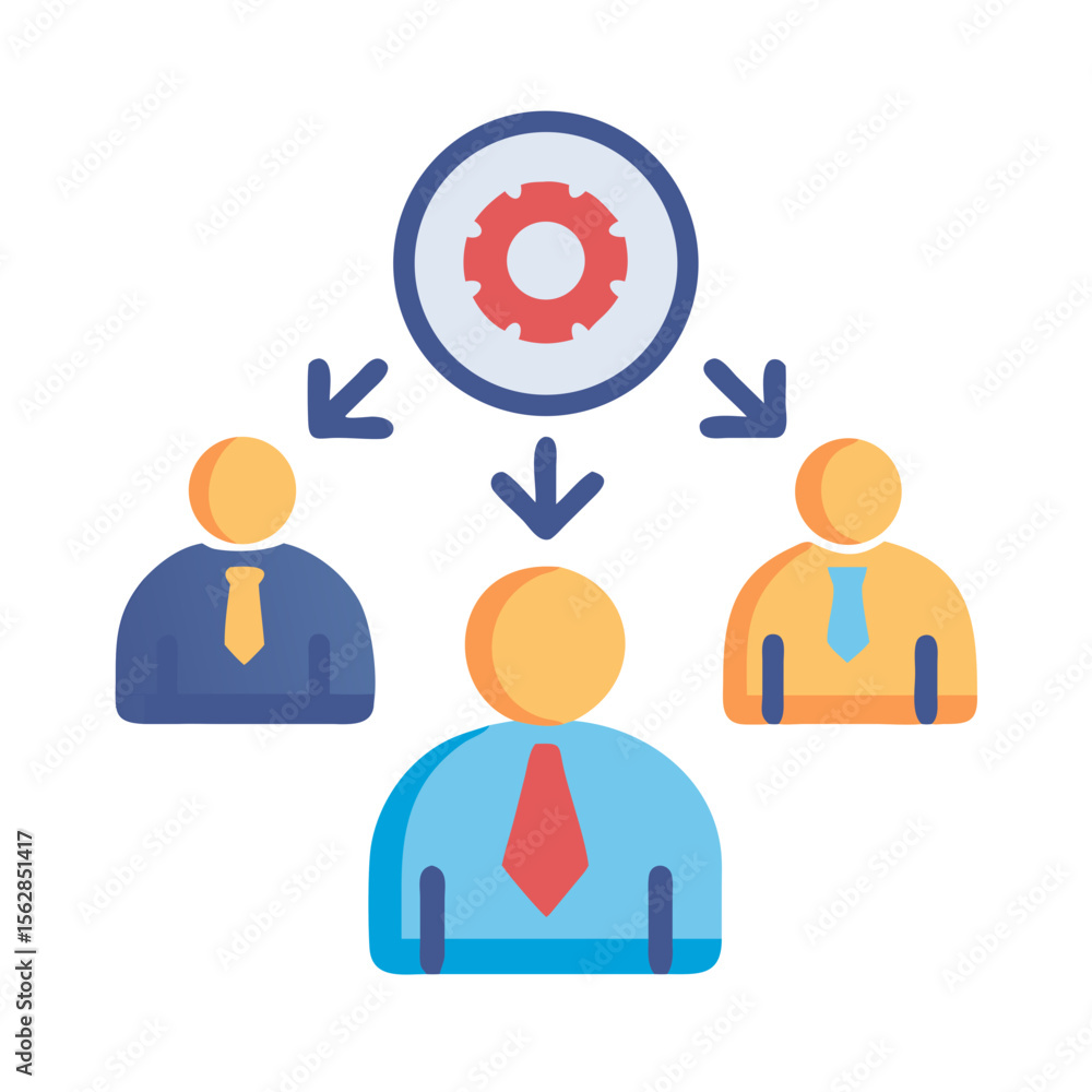 Poster workflow management with team coordination and mechanical structure