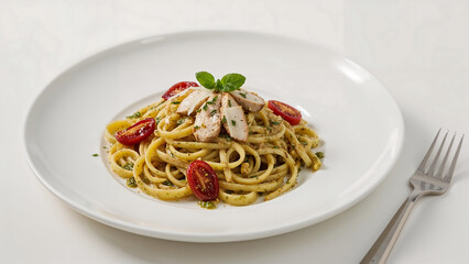 spaghetti with tomato sauce