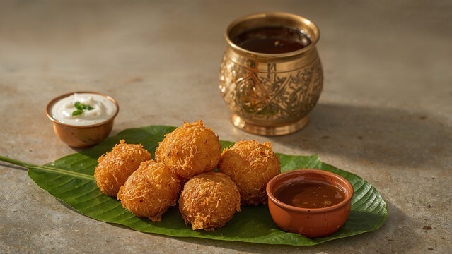 indian bonda crispy fried food