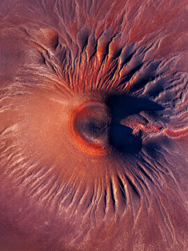 Textures of a Volcano in the Argentine Puna