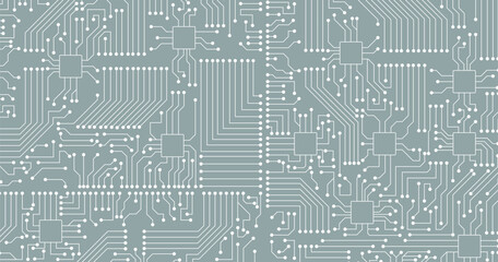Circuit board background. Vector electronic background.