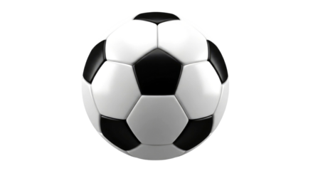 Classic Black and White Soccer Ball: A Timeless Image of the Beautiful Game