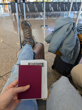 Passport ready to board