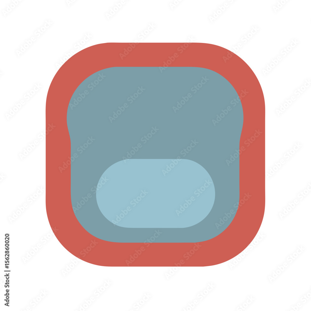 Aufkleber abstract geometric shapes create a minimalist graphic design element