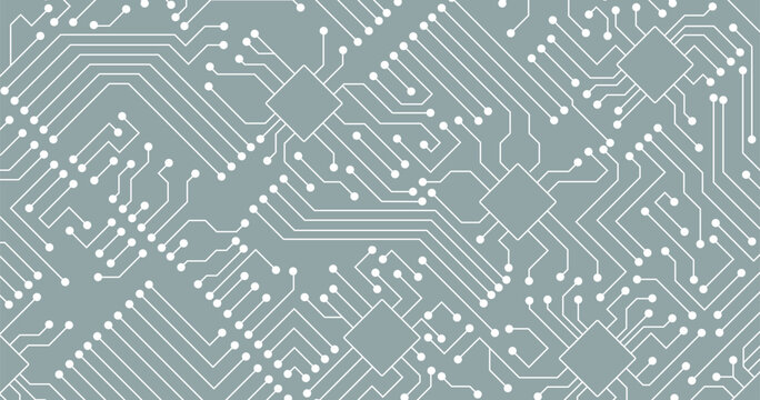 Vector circuit Board background technology, illustration. 