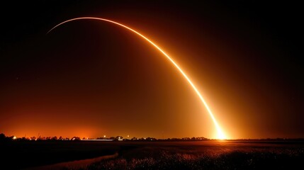War. Rocket launch. Response to an enemy attack