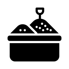 sandbox glyph icon