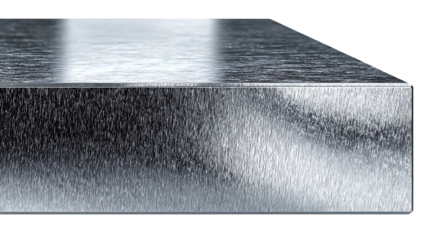 Close up of brushed metal texture