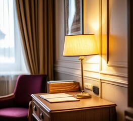 interior of a hotel room