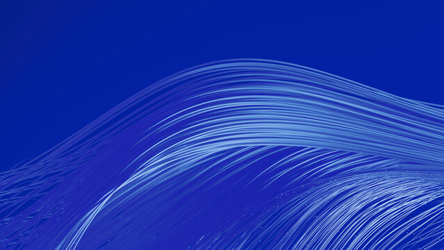 Abstract line design background representing technology and data flow