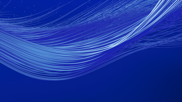 Abstract line design background representing technology and data flow