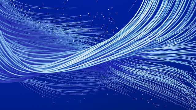 Abstract line design background representing technology and data flow