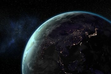 Composite image of planet Earth