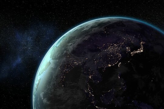 Naklejki Composite image of planet Earth