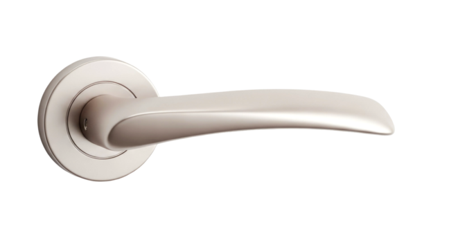 Modern Door Handle: Elegant Interior Design Element. Contemporary Home Decor, Residential and Commercial Use