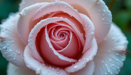 pink rose closeup