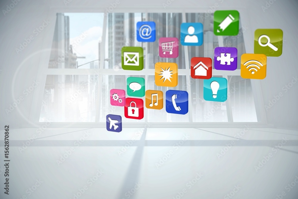 Poster computing application icons