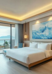 modern bedroom interior