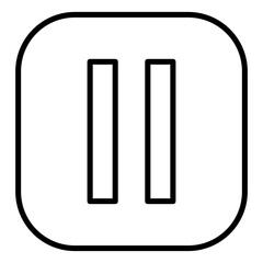 Play video or play media flat icon for apps and websites