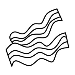 BBQ meat icon vector