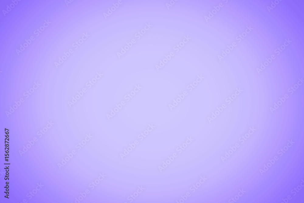Poster abstract radial gradient is glowing from violet outer edges to lavender center in flat design