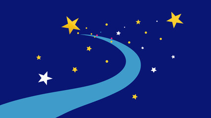Starry Night River A Celestial Path of Dreams and Wonders