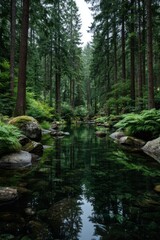 Tranquil forest stream (4)