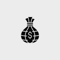 Obraz premium Money bag icon