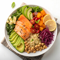 grilled chicken breast with vegetables