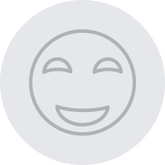 Obraz premium Joyful Vector Line Grey Circle Grey