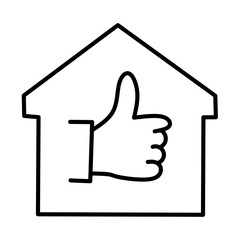 related housing vector icon