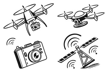 vector illustration of musical instruments