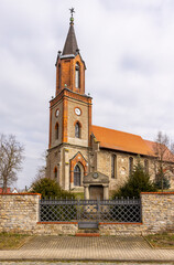 Fototapeta premium Dorfkirche St. Stephani Mehringen