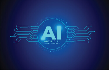artificial-intelligence vector illustration of a abstract background