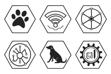 set of icons