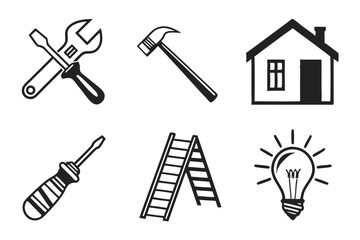 Fototapeta premium tools icon set