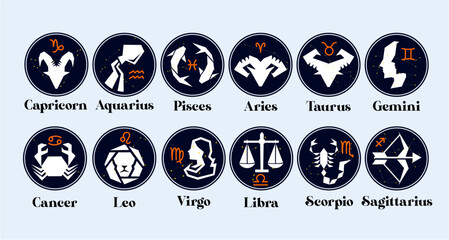 minimalist zodiac.eps