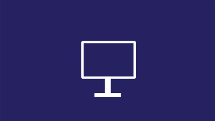 Computer icon  symbol simple,computer flat Icon design.