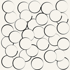 Black and White Geometric Background Vector – Modern Abstract Geometric Illustration Design