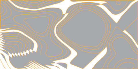 Topographic map and landscape terrain texture grid. Abstract white topography vector background