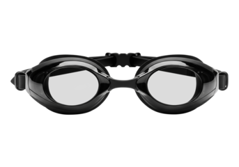 Black Swimming Goggles Anti-Fog, UV Protection, Comfortable Fit for Adult Swimmers
