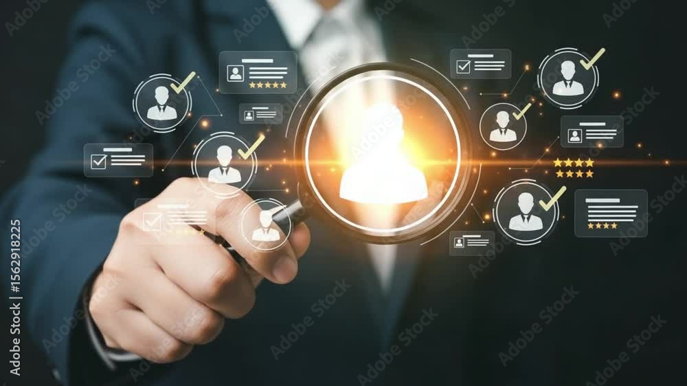 Poster a hooded figure interacting with a digital fingerprint and password interface on a laptop screen