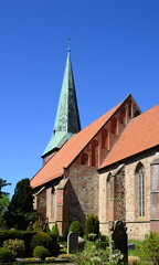 Historical Church in the Town Ganderkesee, Lower Saxony