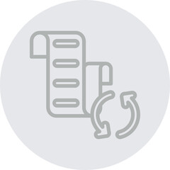 Story Update Vector Line Grey Circle Grey