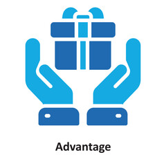 Advantage Vector Icon which can easily modify or edit