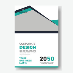 Poster flyer pamphlet brochure cover design layout space for photo background, vector illustration template in A4 size	

