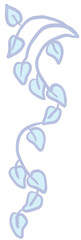 Cute pastel colored icon about ornamental plants.	