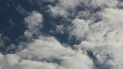 blue sky with clouds